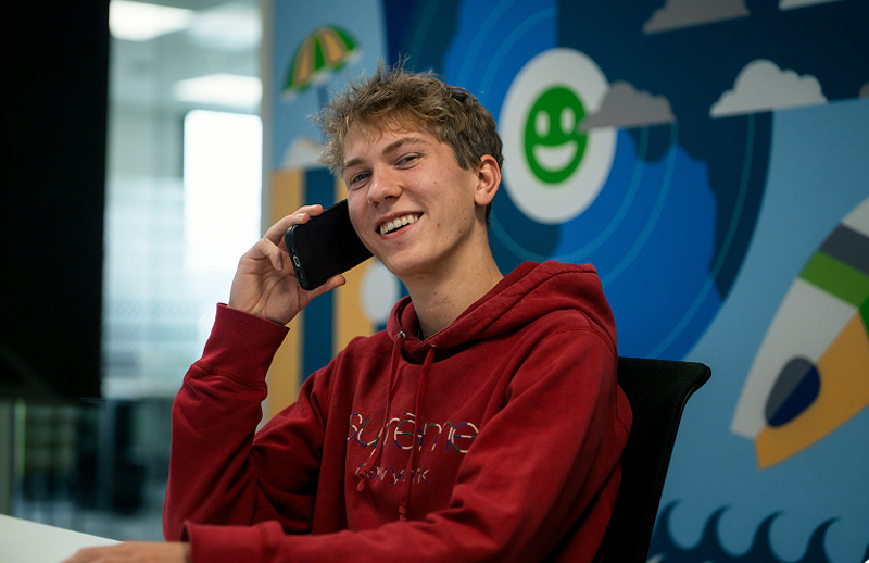 Onze oplossing: telefonie via VoIP